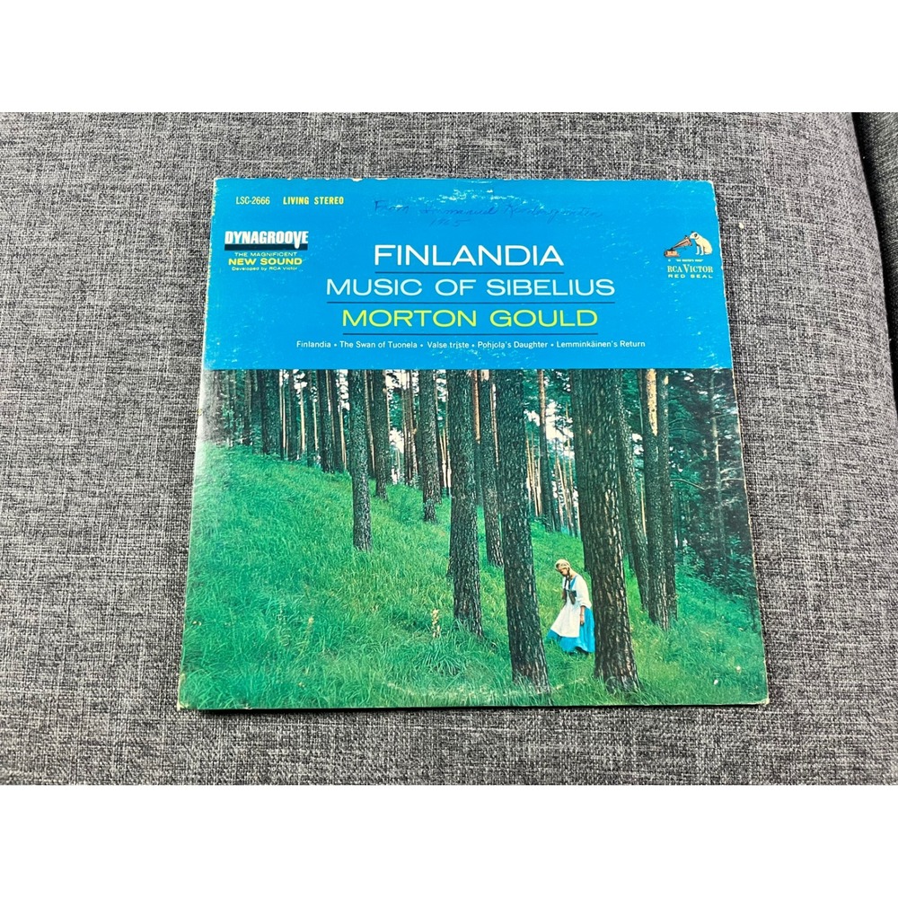 Sibelius Finlandia Morton Gould RCA Victor Red Seal Living Stereo Vinyl LSC-2666